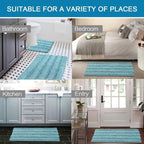 H.VERSAILTEX Bathroom Rugs Set 2 Piece Bathroom Contour Rug Toilet Mat Sets - Image 6