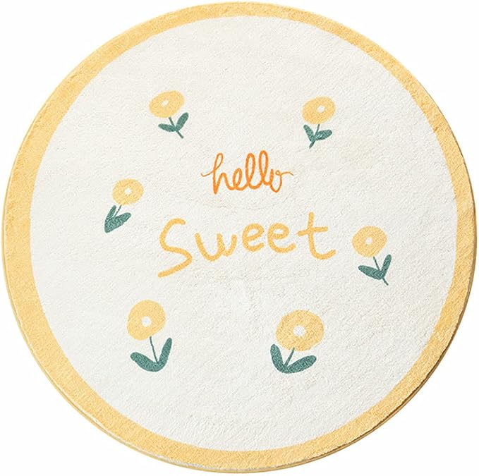 Poowe Round Kids Playroom Rug - Image 2