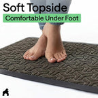 GORILLA GRIP 100% Waterproof All-Season WeatherMAX Doormat, US Designed Natural - Image 9