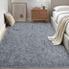 Area Rugs 9x12 Living Room Bedroom: Soft Fluffy Shag Rugs Upgrade Non-Slip High - Image 7