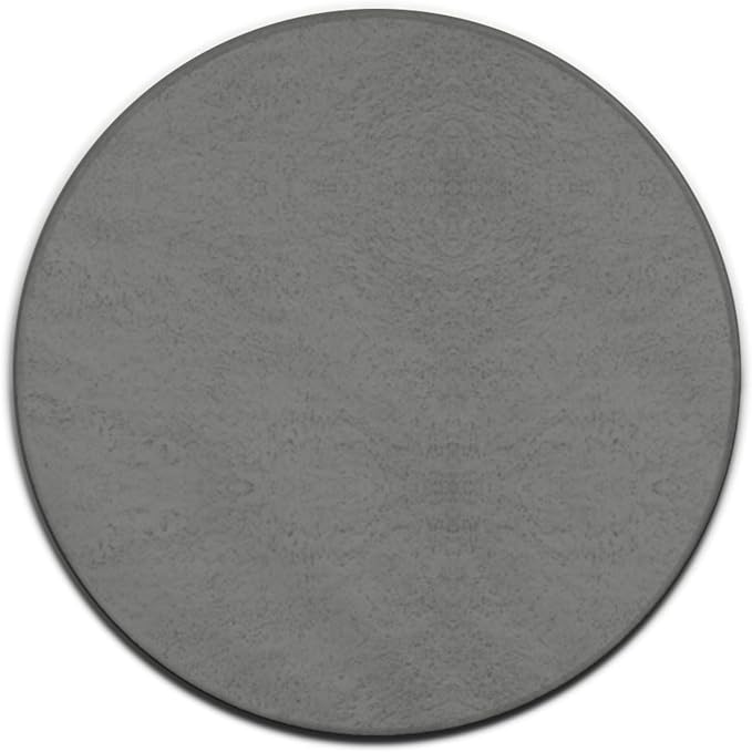 Machine Washable Modern Round Area Rug, Room Sofa Yoga Soft Round Carpet by Meaudiwes