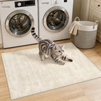 Machine Washable Area Rugs 2x3: Vintage Boho Neutral Washable Rug Indoor Soft - Image 2