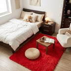 Mugorn Red Rugs for Bedroom, 2x3 Fluffy Area Rugs for Living Room, Soft Shag - Image 8