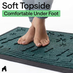 GORILLA GRIP 100% Waterproof All-Season WeatherMAX Doormat, US Designed Natural - Image 8