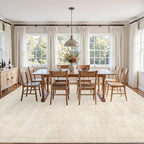 3x5 Area Rugs for Living Room: Vintage Boho Neutral Washable Rug Indoor Soft - Image 9