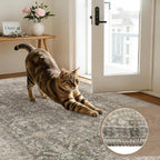 10x12 Area Rug for Living Room: Vintage Boho Neutral Washable Rug Indoor Soft - Image 9