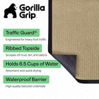 GORILLA GRIP Waterproof Traffic Guard Door Mat, Heavy Duty Entryway Mats - Image 2