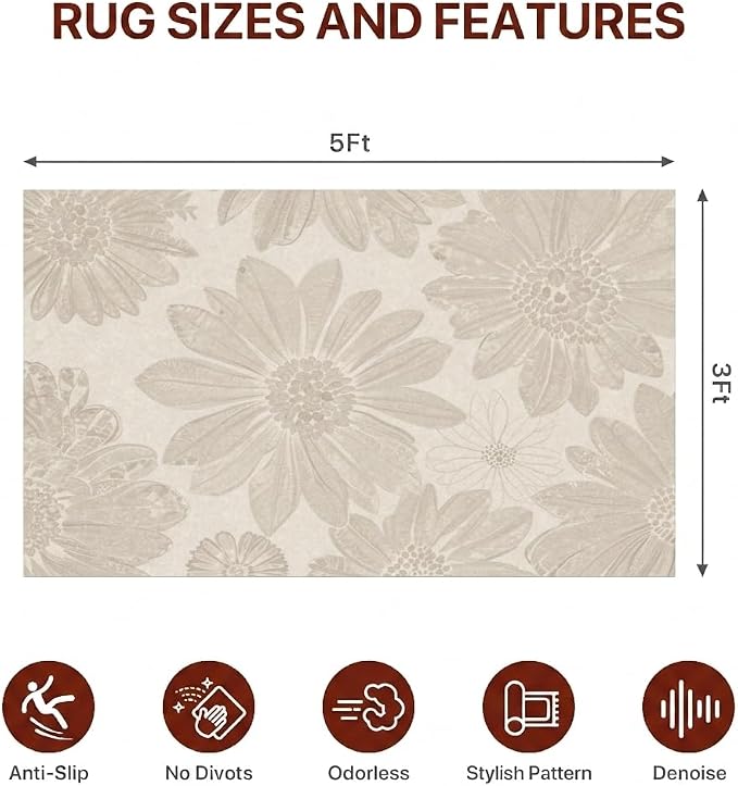 36"x60" Office Chair Mat for Hardwood Tile Floor, Under Desk Carpet Protector - Image 6