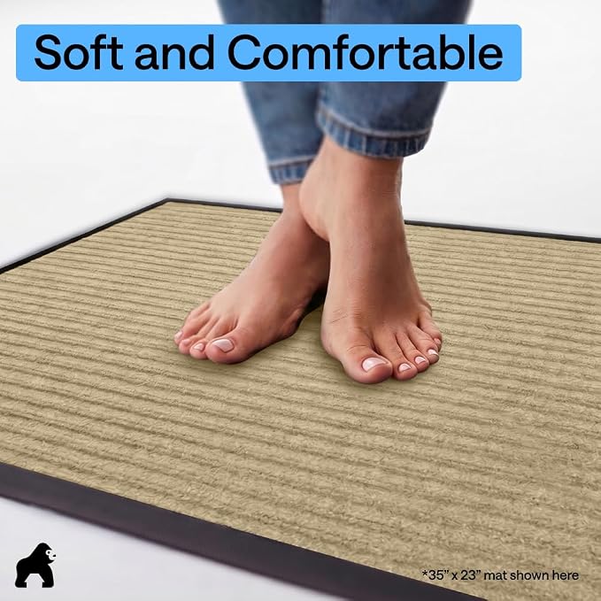 GORILLA GRIP Waterproof Traffic Guard Door Mat, 2 Pack Heavy Duty Entryway Mats - Image 8