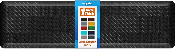 StepRite 1” Thick Kitchen Mats for Floor, Anti Fatigue Kitchen Rugs, Heavy Duty by Bringcushiontoyourlife