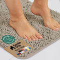 GORILLA GRIP Bath Rug Mat, Thick Soft Absorbent Chenille, Quick Dry Microfiber by Unknown