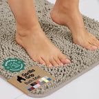 GORILLA GRIP Bath Rug Mat, Thick Soft Absorbent Chenille, Quick Dry Microfiber by Unknown
