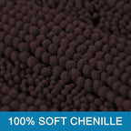 H.VERSAILTEX Bath Rugs for Bathroom Non Slip Bath Mats Extra Thick Chenille - Image 3