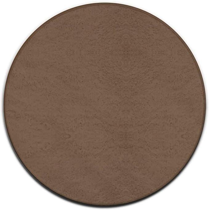 Machine Washable Modern Round Area Rug, Room Sofa Yoga Soft Round Carpet by Meaudiwes
