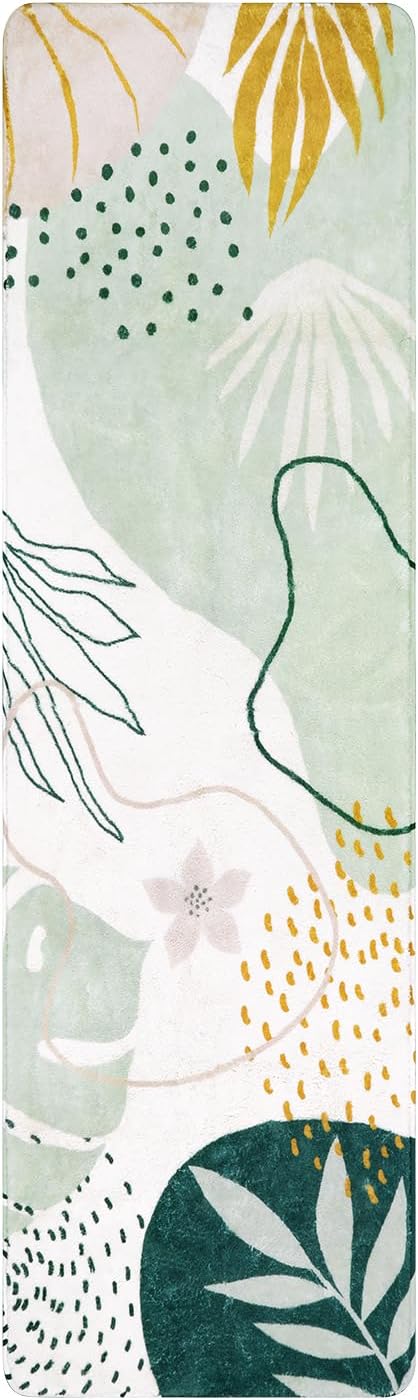 Lahome Green Hallway Runner Rug - Image 8