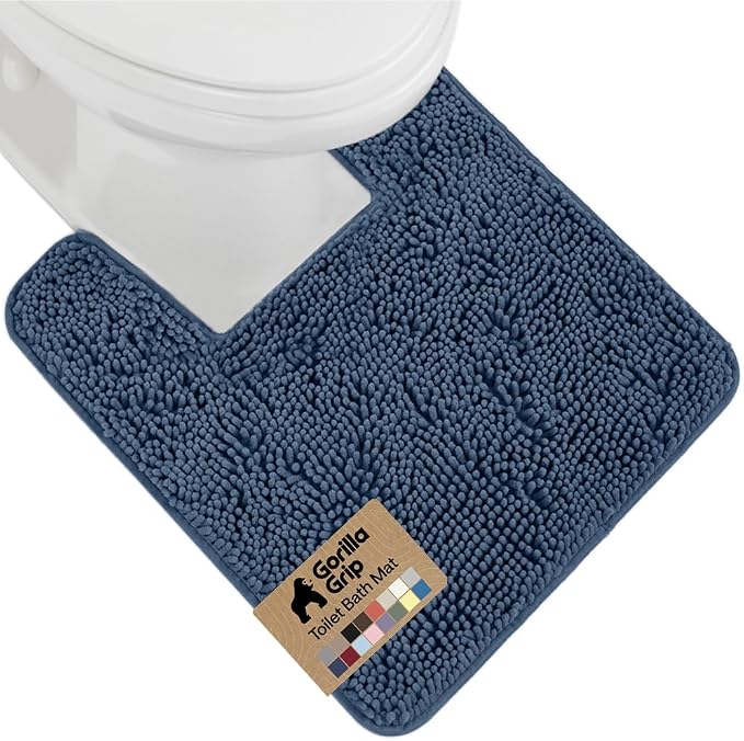 GORILLA GRIP Plush Absorbent Shaggy Chenille Bath Rug Mat by Unknown