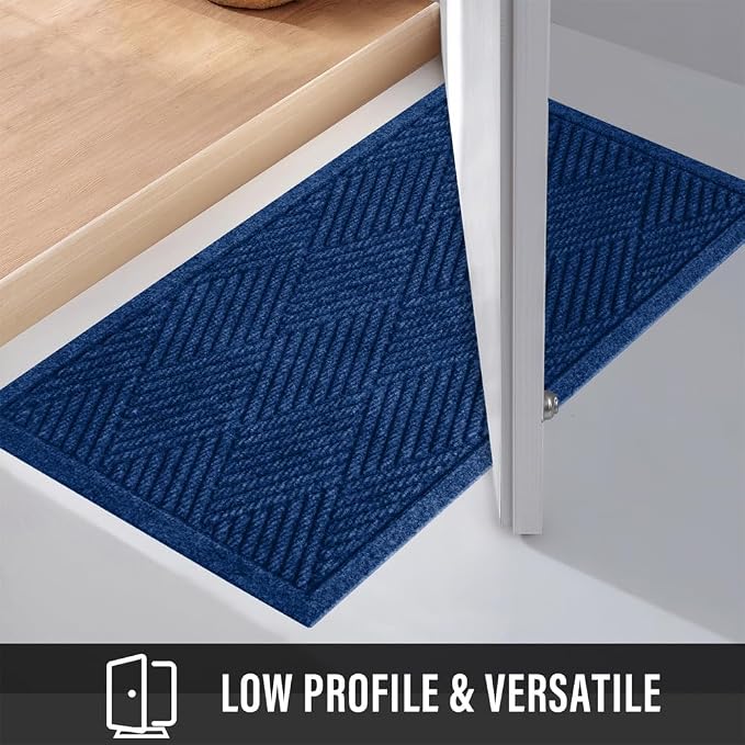 HIYARD Sturdy Front Door Mat, Absorbent Muddy Dirt Resist Welcome Door Mats - Image 6