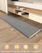 Upgraded Waffle Runner Rug Super Absorbent Non Slip Bath Mats - Image 7