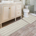 H.VERSAILTEX Bathroom Rugs Bath Rug Set 2 Piece Bathroom Contour Rug Toilet Mat by HVERSAILTEX