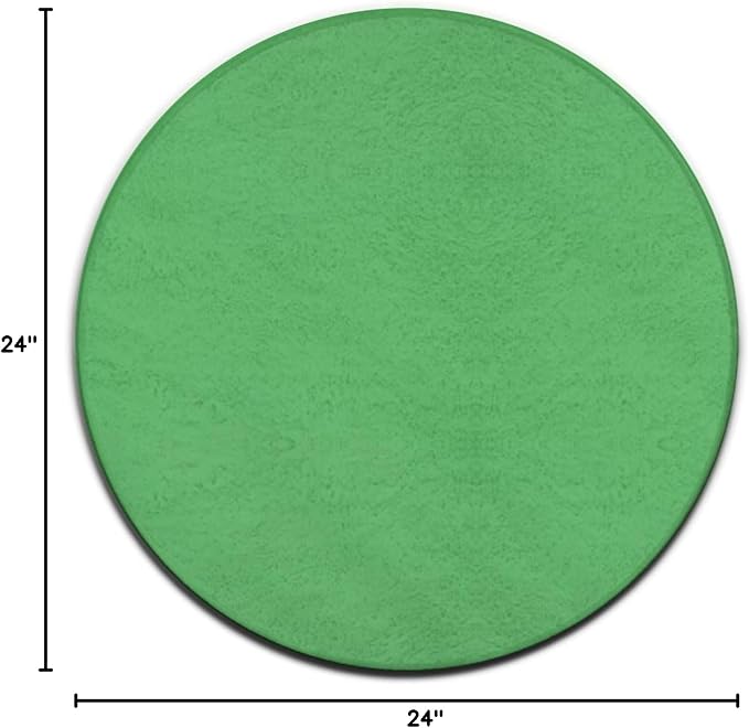 Home Decor Non Slip Kitchen Office Circle Rug, Machine Washable Modern Round - Image 3
