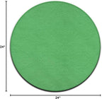 Home Decor Non Slip Kitchen Office Circle Rug, Machine Washable Modern Round - Image 3