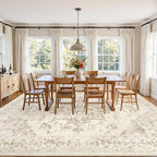 3x5 Area Rugs for Living Room: Vintage Boho Neutral Washable Rug Indoor Soft - Image 9
