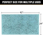 H.VERSAILTEX Microfiber Bath Rugs Chenille Floor Mat Ultra Soft Washable - Image 2