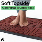 GORILLA GRIP 100% Waterproof All-Season WeatherMAX Doormat 35x23, US Designed - Image 8