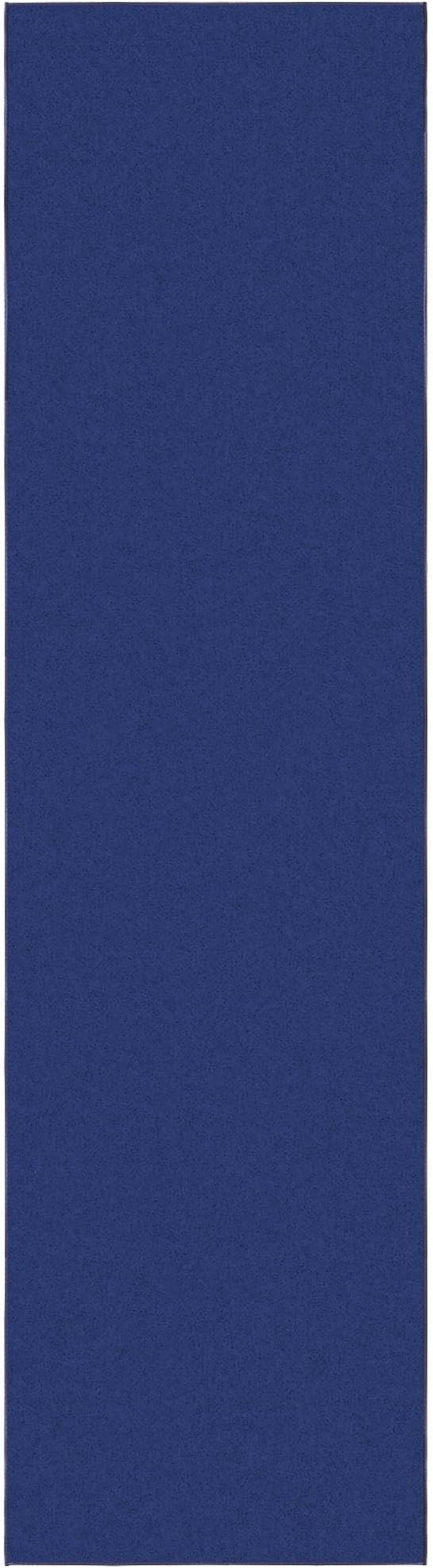 Ottomanson Hallway Runner Rug 2'7" x 9'10" Non Slip Solid Area Rugs Easy to - Image 6
