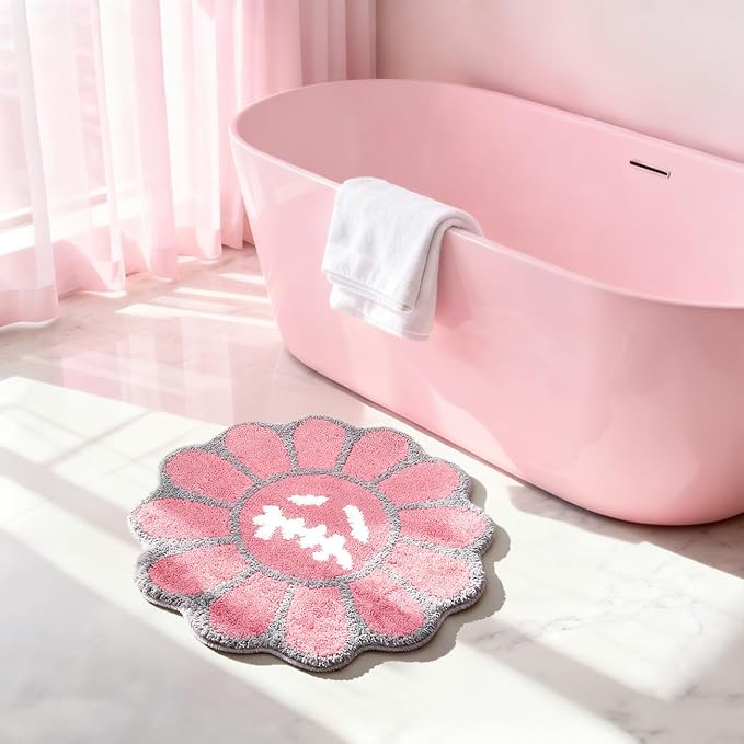 Trippy Happy Face Rug Cool Rugs Tufted Quick Dry Bath Mats - Image 7
