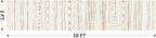2x10 Runner Rug Machine Washable Non Slip Area Rug Distressed Neutral Moroccan - Image 2