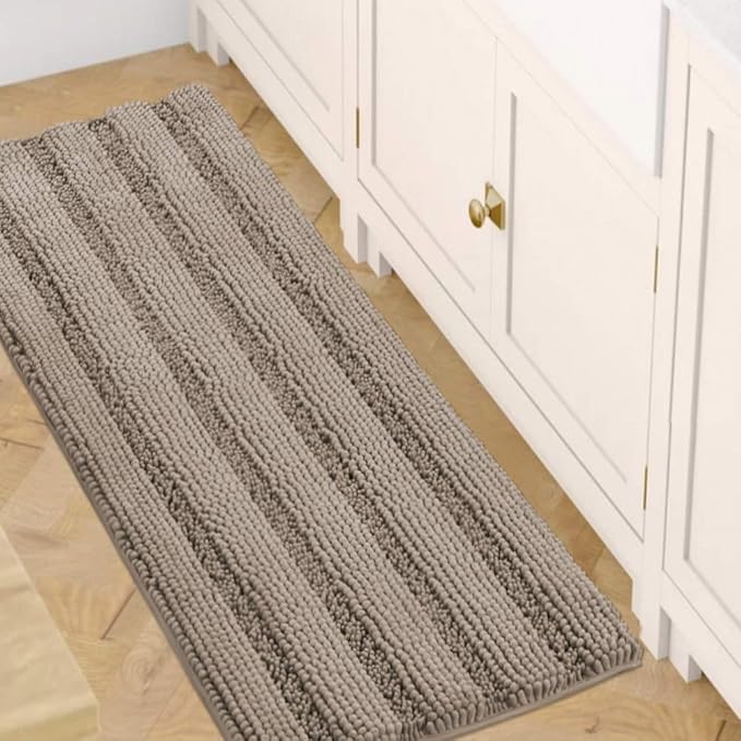 H.VERSAILTEX Bath Rugs for Bathroom Non Slip Bath Mats Extra Thick Chenille by HVERSAILTEX