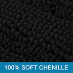 H.VERSAILTEX Bathroom Rugs Bath Rugs Non Slip Bath Mats Extra Thick Chenille - Image 3