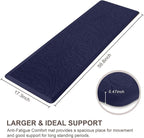KMAT Kitchen Mat Cushioned Anti-Fatigue Waterproof Non-Slip Standing Mat - Image 2