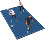 GXMMAT Extra Large Exercise Mat 16'x6'/12'x6'/10'x6'/8'x6', Extra Wide Workout by GXMMAT