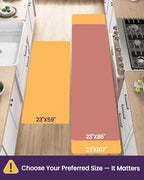 DEXI Kitchen Mats Cushioned Anti Fatigue, 23x107 Floor Padded Runner Rug Non - Image 2