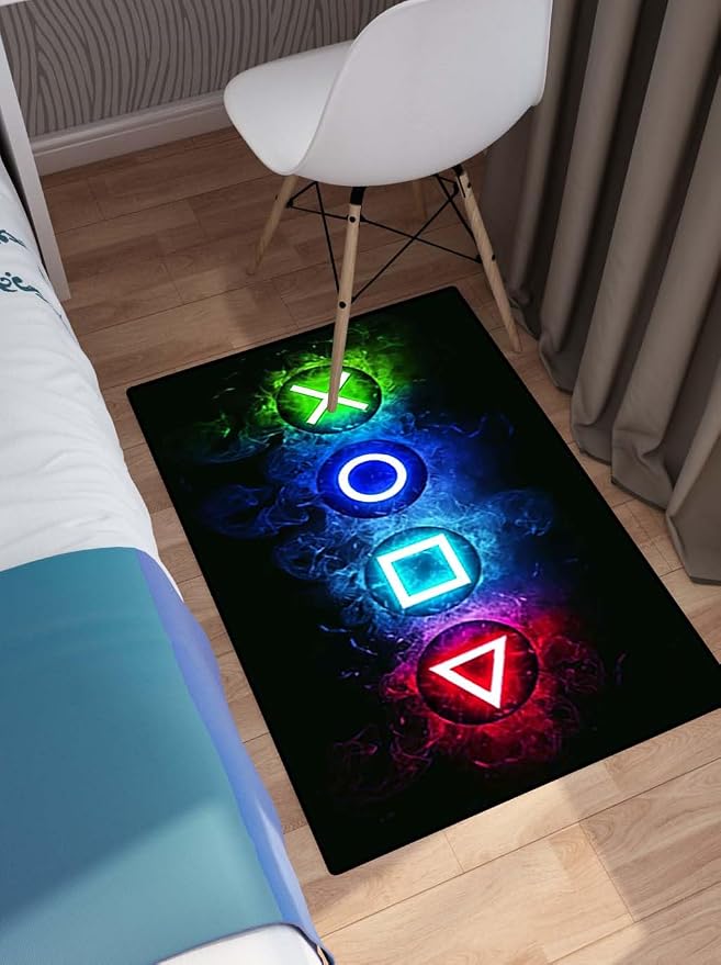 Gaming Area Rugs for Boys Cool Game Style Bedroom, Gamer Rug Boys Room Decor - Image 4