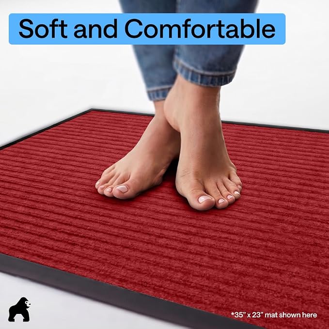 GORILLA GRIP Waterproof Traffic Guard Door Mat, Heavy Duty Entryway Mats - Image 8