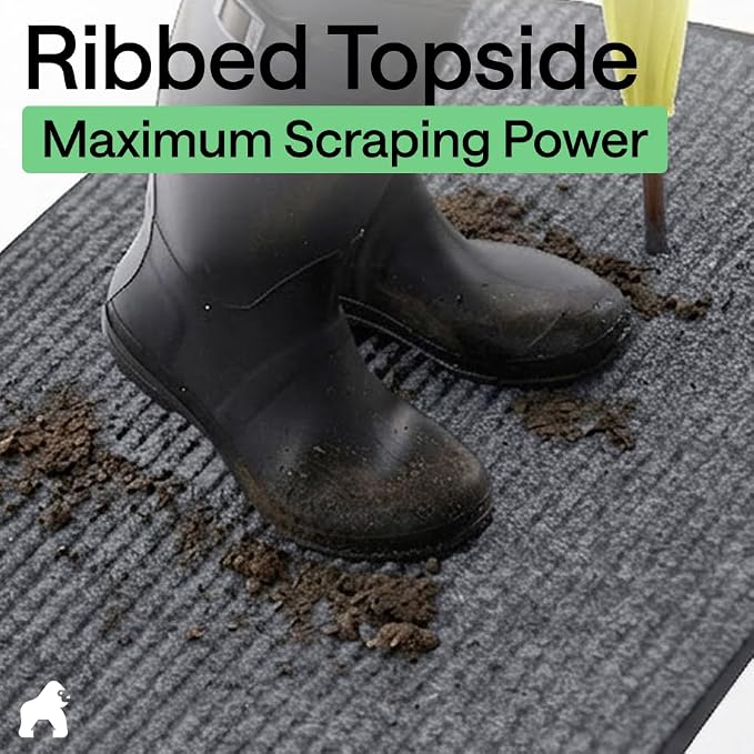 GORILLA GRIP Waterproof Traffic Guard Door Mat, Heavy Duty Entryway Mats - Image 4
