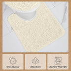 GORILLA GRIP Plush Absorbent Shaggy Chenille Bath Rug Mat - Image 7