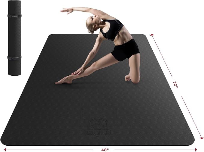HAPBEAR Extra Large Yoga Mat by HAPBEARFitness