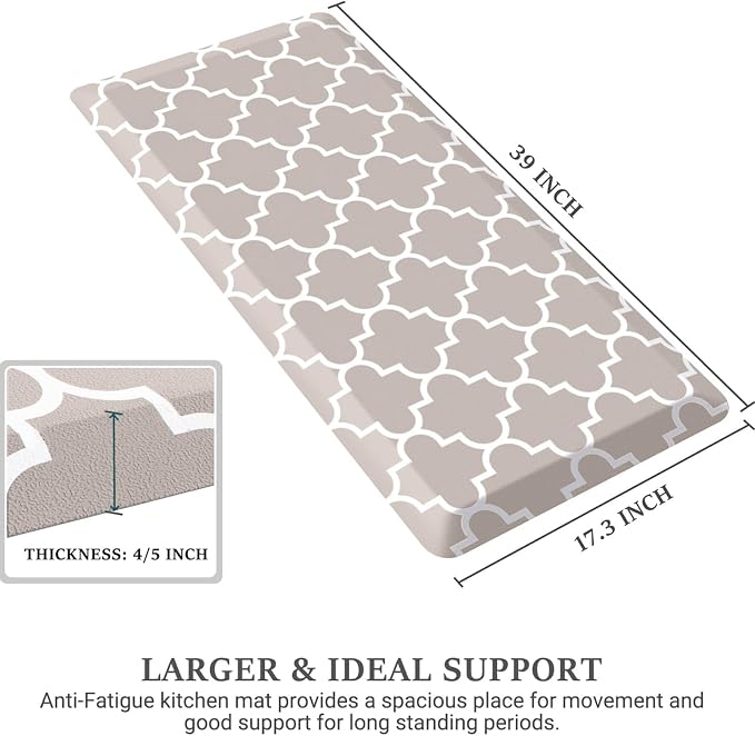 WISELIFE Kitchen Runner Rugs Anti-Fatigue mats - Image 2
