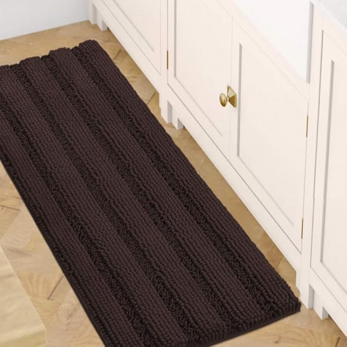 H.VERSAILTEX Bath Rugs for Bathroom Non Slip Bath Mats Extra Thick Chenille by HVERSAILTEX