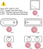 Trippy Happy Face Rug Cool Rugs Tufted Quick Dry Bath Mats - Image 2