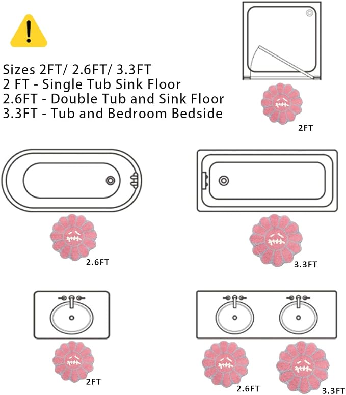 Trippy Happy Face Rug Cool Rugs Tufted Quick Dry Bath Mats - Image 2