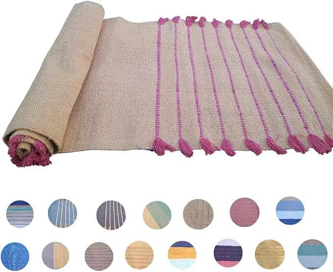 Jaipur art & Rugs Cotton Yoga Mat - Image 3