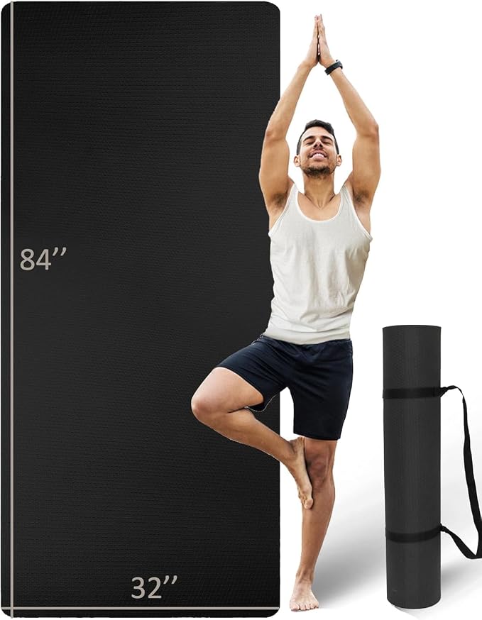 Extra Long & Wide Thick Yoga Mat by MRZZATA