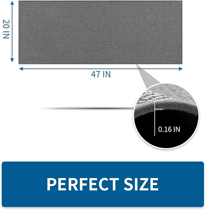 MontVoo Kitchen Rugs and Mats Non Skid Washable, Absorbent Runner Rugs - Image 2