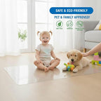 Clear Runner Mat for Hallway, Non-Slip Runner Rug for Entryway, Area Rug for - Image 5