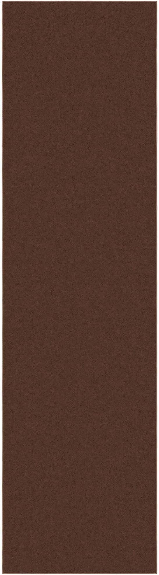 Ottomanson Hallway Runner Rug 2'7" x 9'10" Non Slip Solid Area Rugs Easy to - Image 6